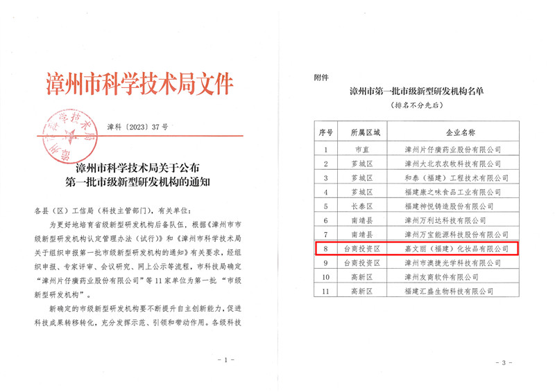 （漳科〔2023〕37号）漳州市科学技术局公布第一批市级新型研发机构的通知（主）.jpg